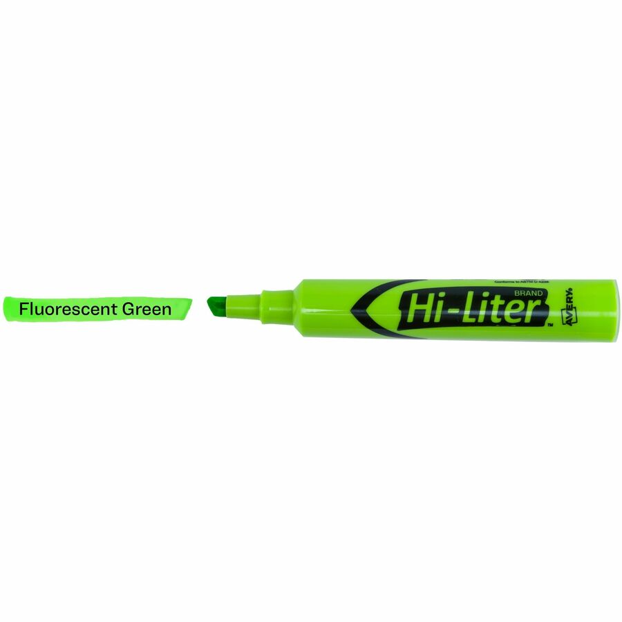 Avery&reg; Hi-Liter, Desk-Style, Fluorescent Green, 12 Count (24020) - Alternate-Image7