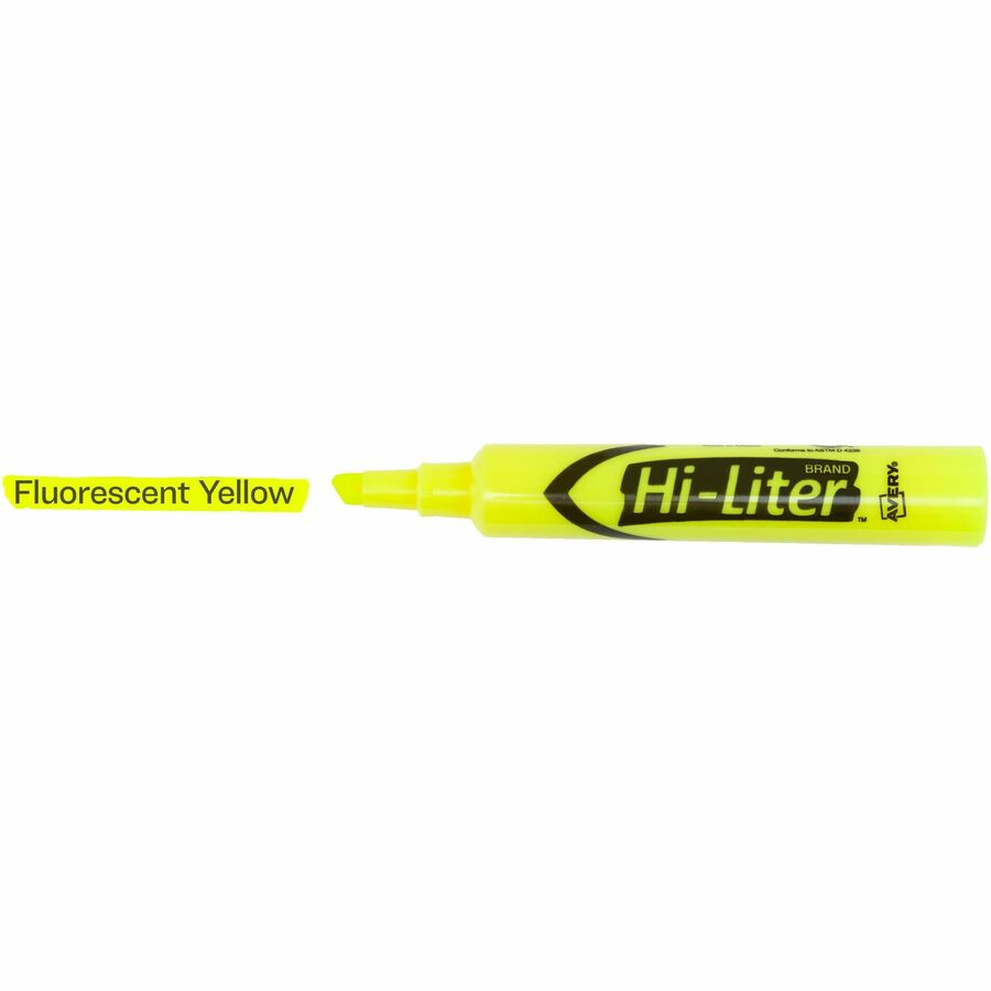 Avery&reg; Hi-Liter, Desk-Style, Fluorescent Yellow, 12 Count (24000) - Alternate-Image8