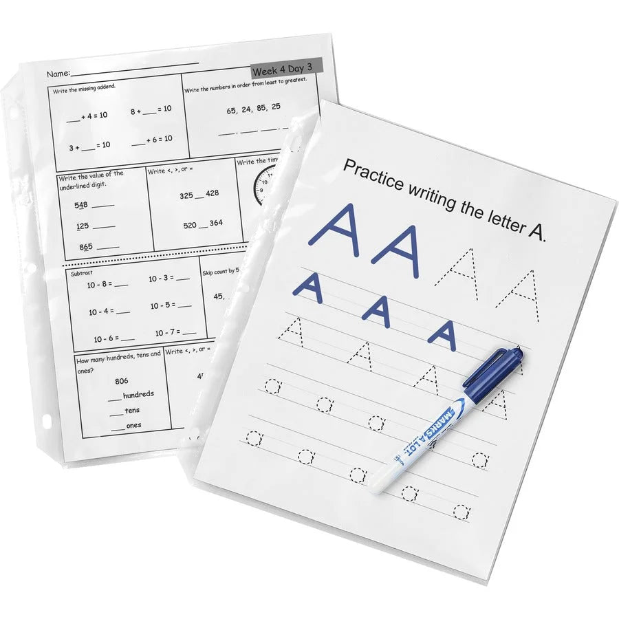 Avery® Diamond Clear Heavyweight Sheet Protectors - Letter Size - Top Loading - 50/Box