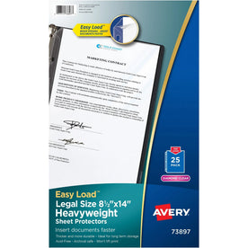 Avery® Diamond Clear Sheet Protectors: Legal Size Top Loading 25-Pack - Protectors