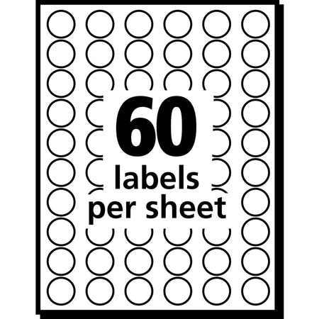 Avery® Dot Stickers Light Blue 1/2’’ Diameter Removable Adhesive - Color-Coding Labels