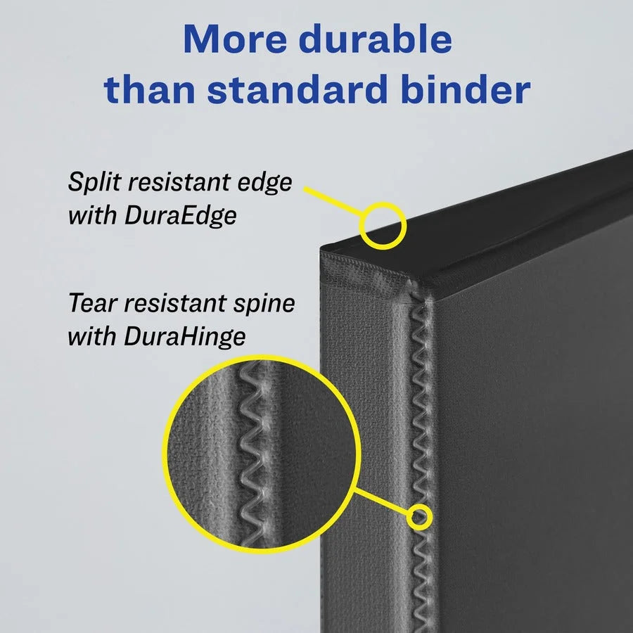 Avery® Durable Binder: 1’’ DuraHinge 220 Sheet Capacity Blue - Presentation / View Binders