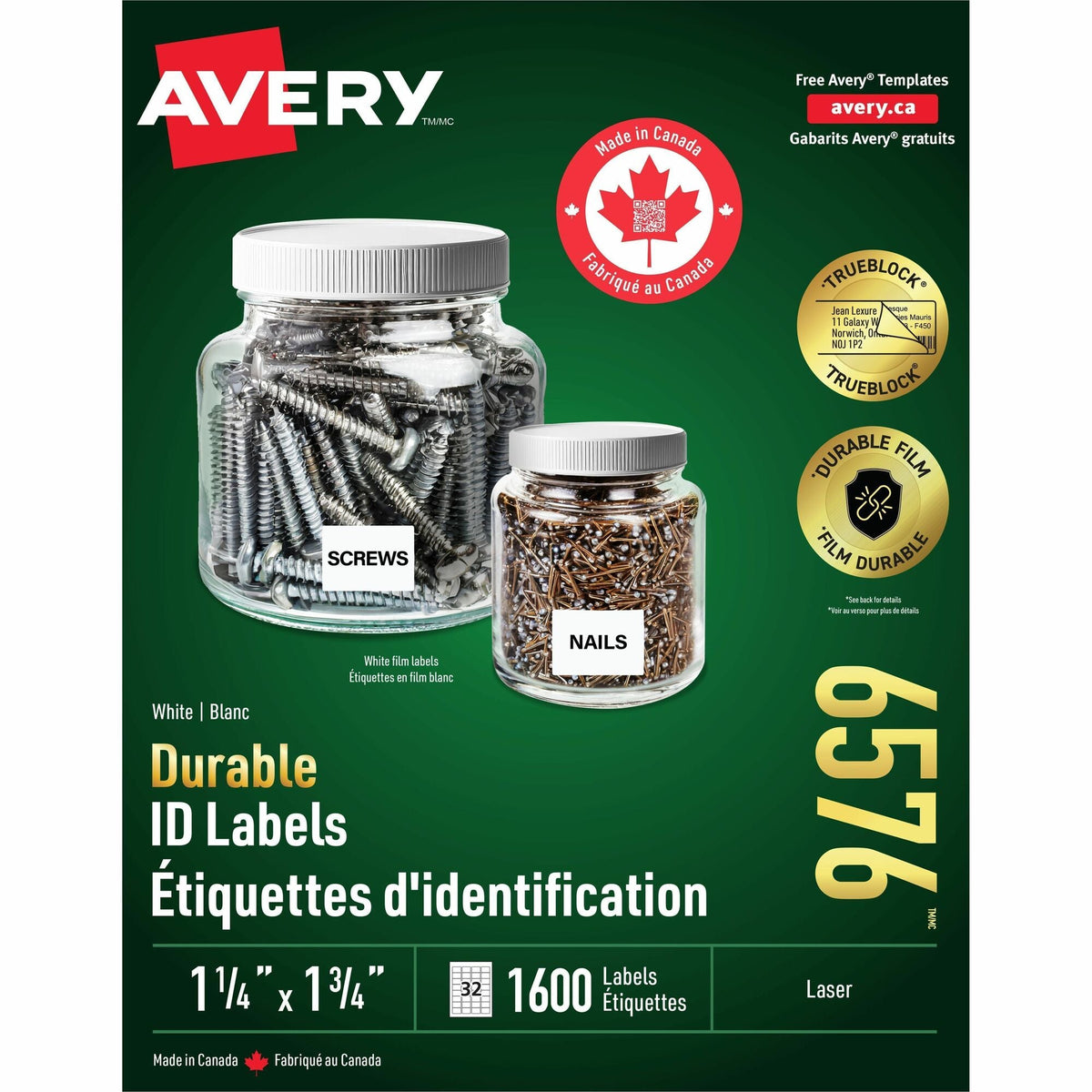Avery® Durable ID Labels - 2000