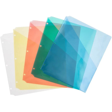 Avery® Durable Letter Vinyl File Pocket: Tear-Resistant Acid-Free - 5/Pack - Binder Pockets