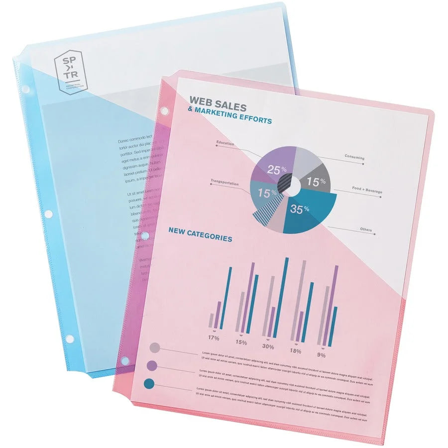 Avery® Durable Letter Vinyl File Pocket: Tear-Resistant Acid-Free - 5/Pack - Binder Pockets