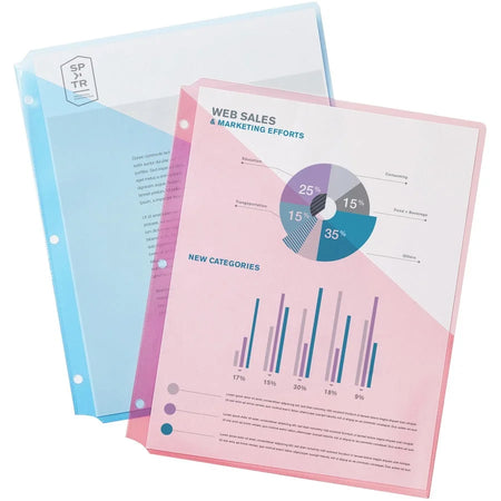 Avery® Durable Letter Vinyl File Pocket: Tear-Resistant Acid-Free - 5/Pack - Binder Pockets