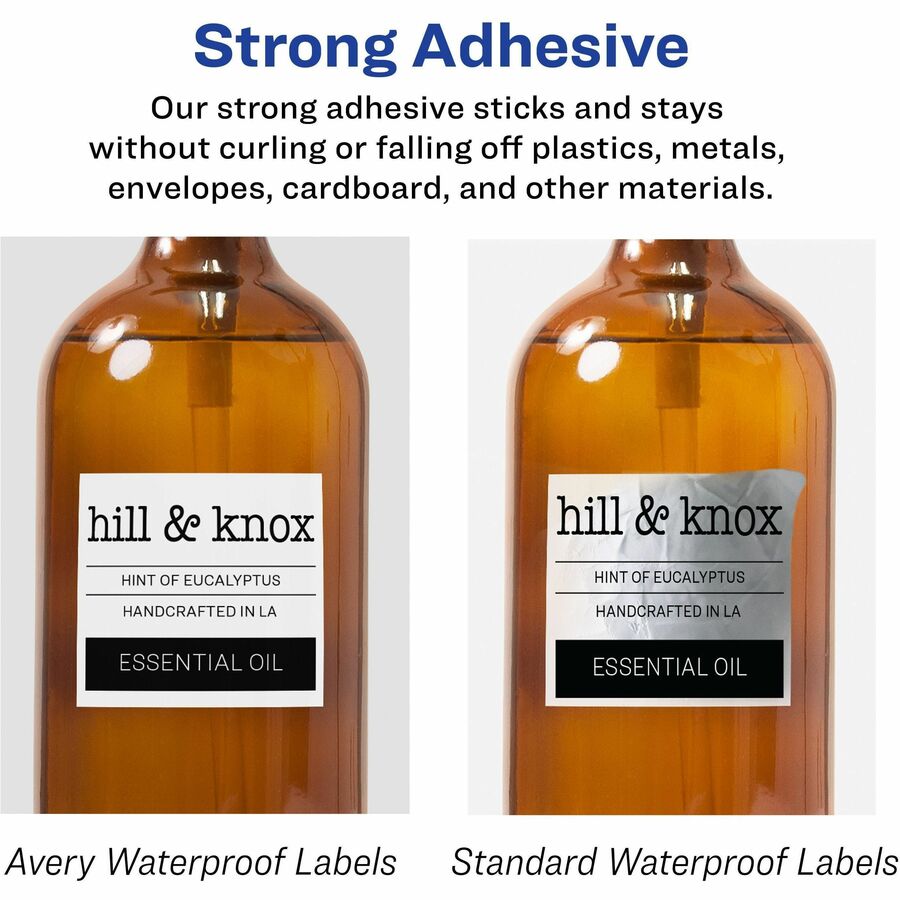 Avery® Durable Waterproof Labels, 2" x 2" Square, 96 Total - Alternate-Image8