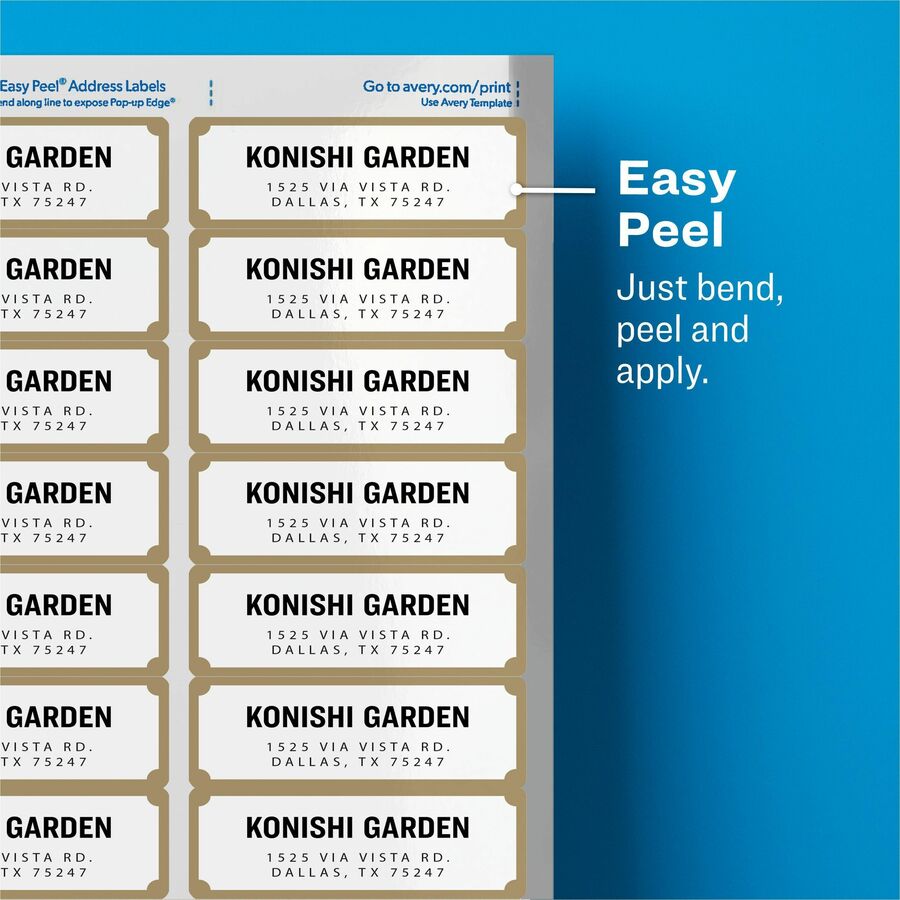 Avery&reg; Easy Peel Address Label - Alternate-Image1