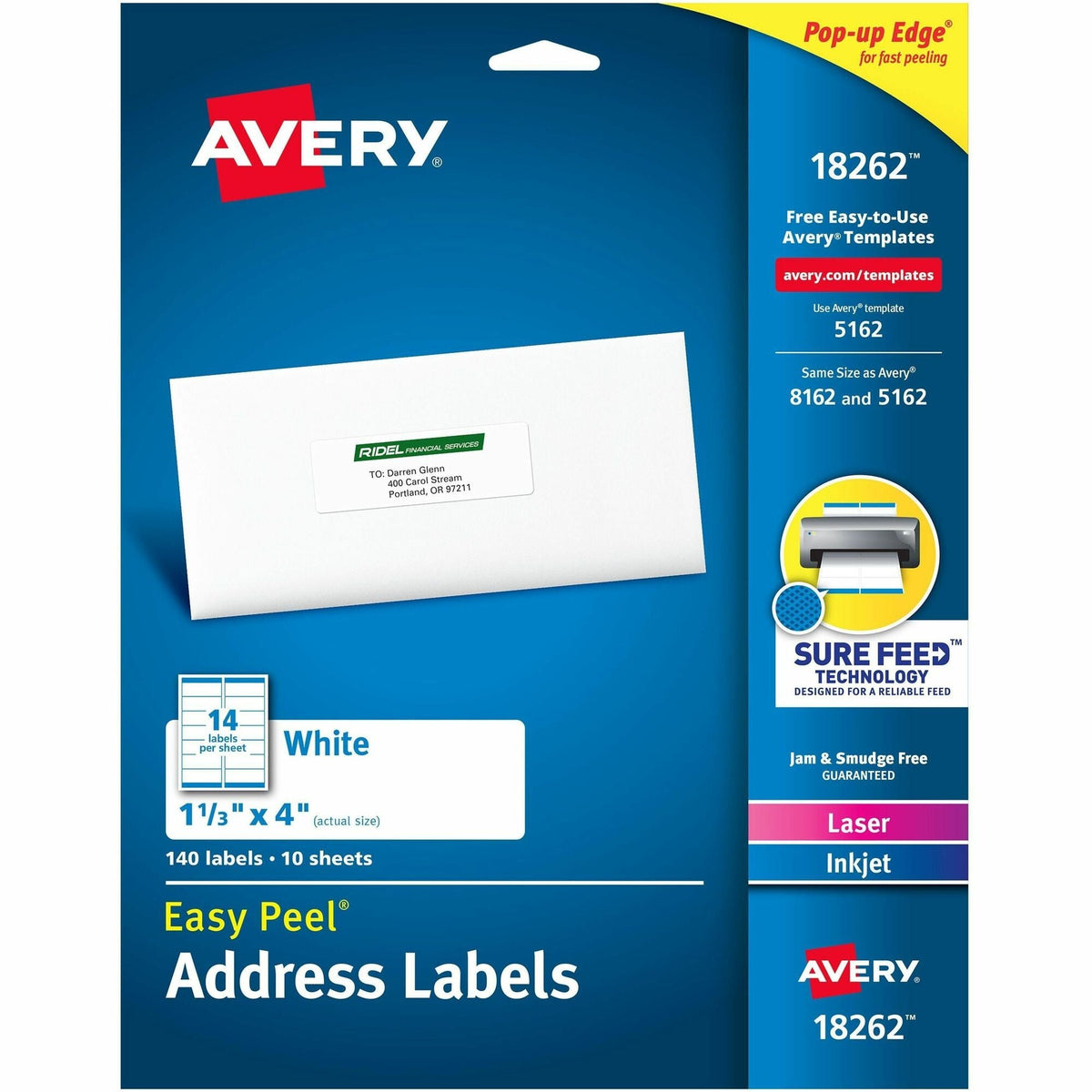 Avery® Easy Peel Address Label - 2000