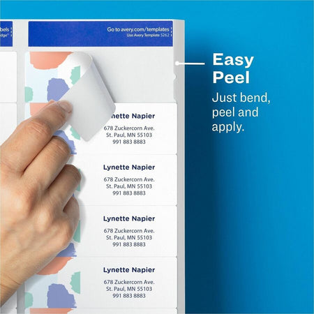 Avery® Easy Peel Inkjet Printer Mailing Labels - Alternate-Image8