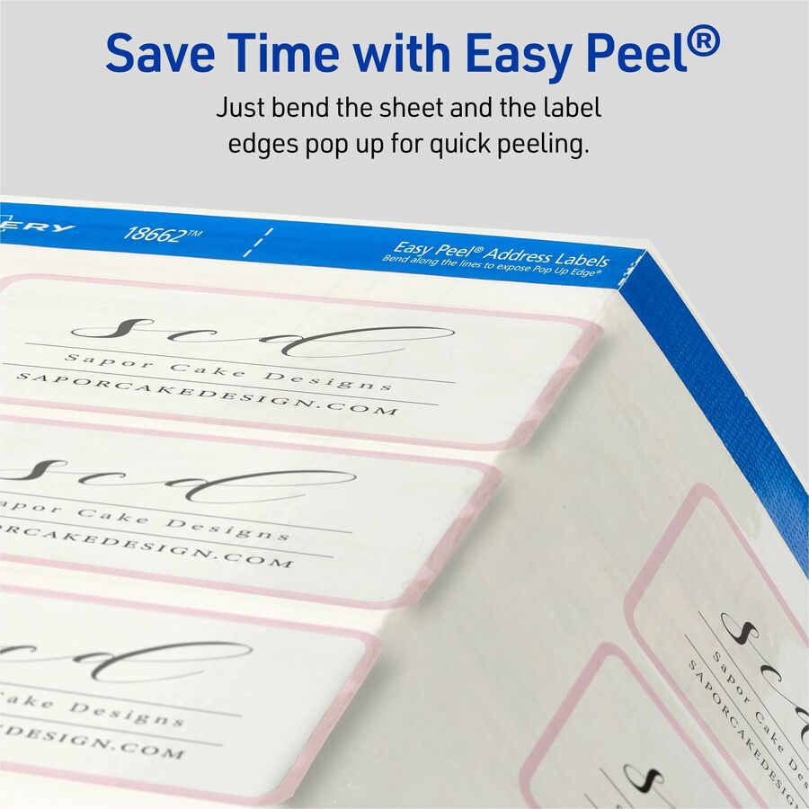Avery® Easy Peel Inkjet Printer Mailing Labels - Alternate-Image7