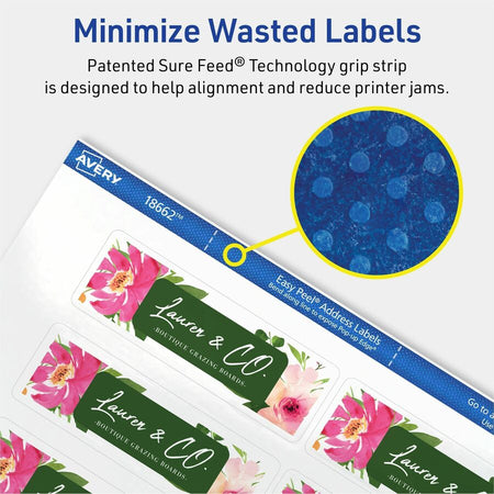 Avery® Easy Peel Inkjet Printer Mailing Labels - Alternate-Image3