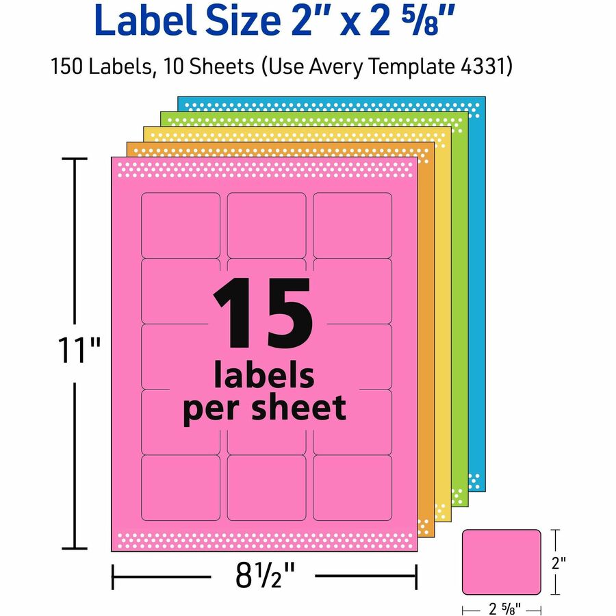 Avery® Easy Peel Multipurpose Label - Alternate-Image4