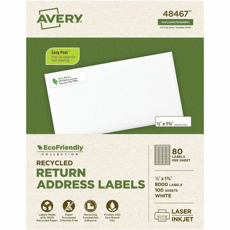 Avery® EcoFriendly Address Label - 2000