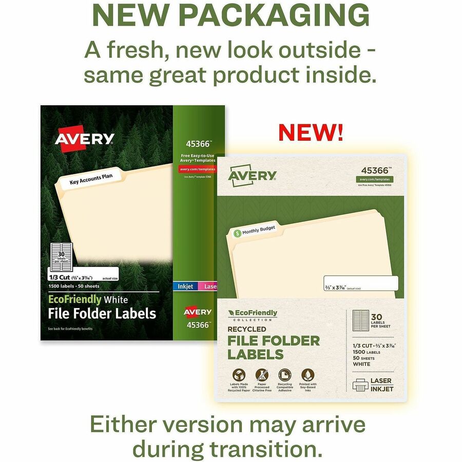 Avery® EcoFriendly File Folder Label - Alternate-Image1