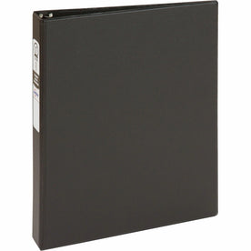 Avery® Economy Binder: 1’’ Capacity 175 Sheet 3-Ring Black Vinyl - Recycled - Ring Binders