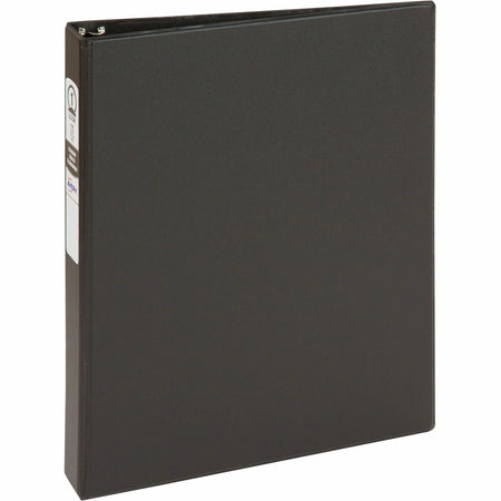 Avery® Economy Binder: 1’’ Capacity 175 Sheet 3-Ring Black Vinyl - Recycled - Ring Binders