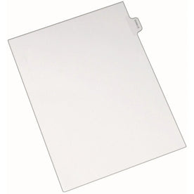 Avery® Exhibit 22 Legal Index Dividers - 25 Pack Side Tabs White Paper - Divider