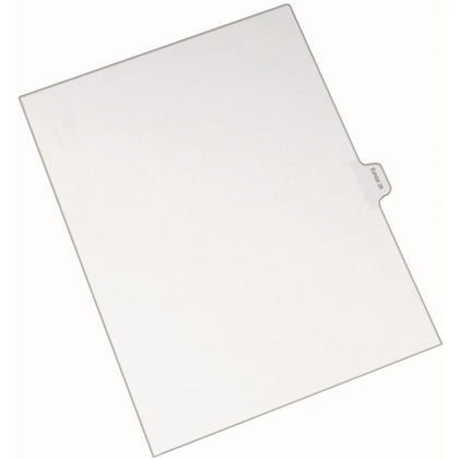 Avery® Exhibit 26 Side Tab Index Dividers - 25/Set - Letter Size - White Paper - 25/Pack - Divider