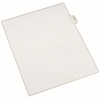 Avery® Exhibit M Side Tab Dividers - Legal Size - White Paper - 25 Pack