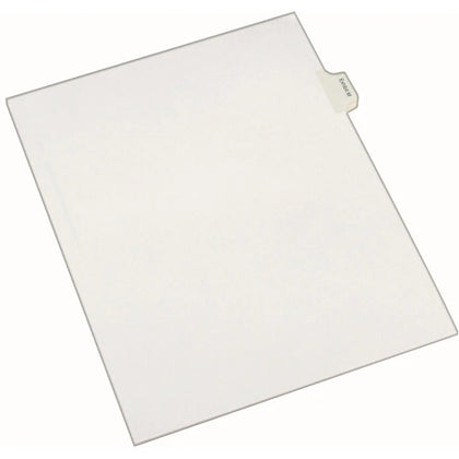 Avery® Exhibit M Side Tab Dividers - Legal Size - White Paper - 25 Pack