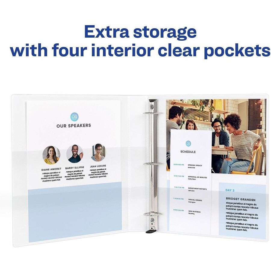 Avery® Extra-Wide Heavy-Duty View Binder with One Touch EZD Rings - Alternate-Image5