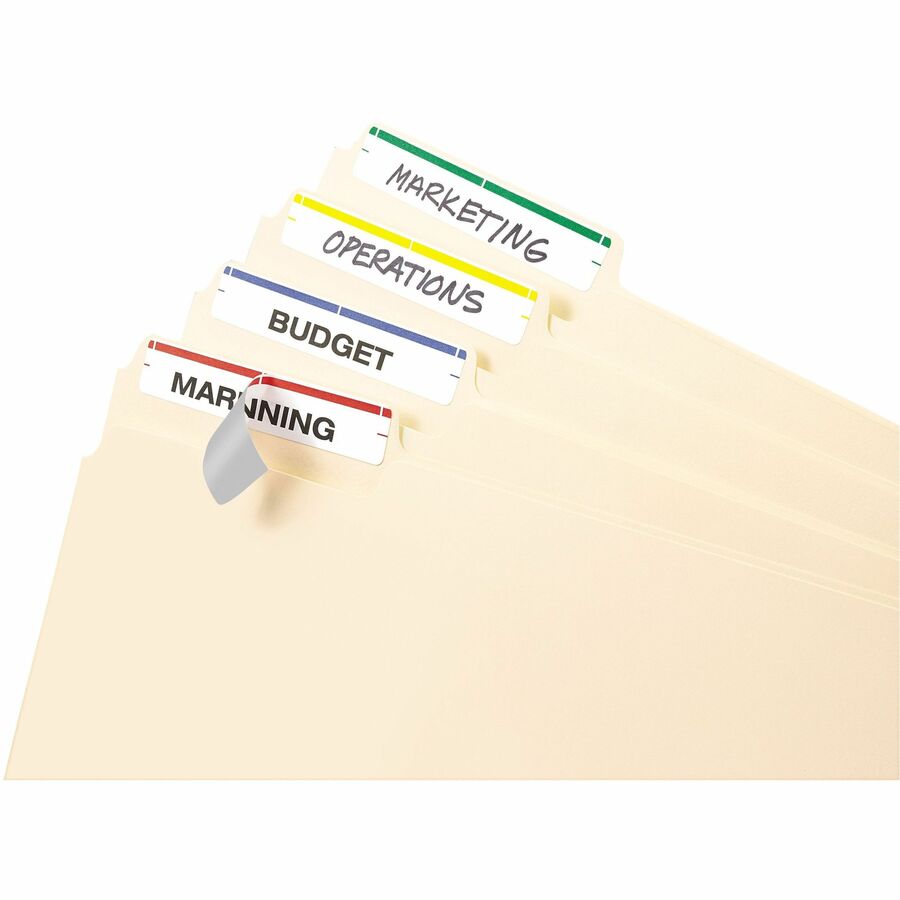 Avery® File Folder Labels, Assorted, 2/3" x 3-7/16" , 252 (5215) - Alternate-Image2