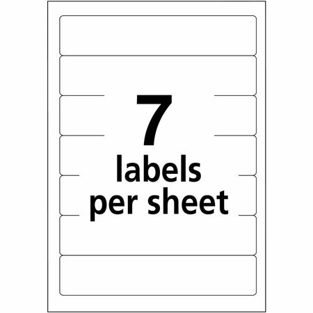 Avery® File Folder Labels, White/Green, 2/3" x 3-7/16" , 252 (5203) - Alternate-Image4