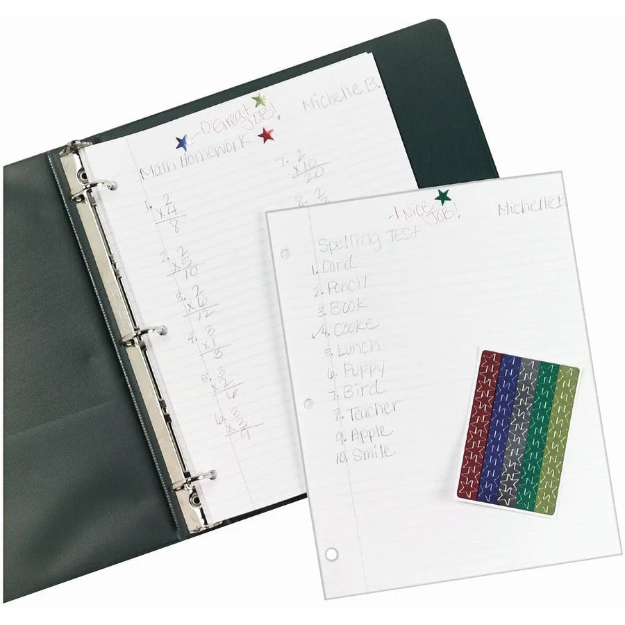 Avery® Foil Star Labels: Learning Theme Shape Assorted Colors - 440/Pack - Multipurpose & ID Labels