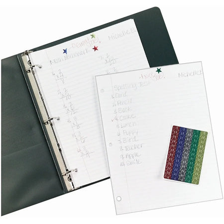 Avery® Foil Star Labels: Learning Theme Shape Assorted Colors - 440/Pack - Multipurpose & ID Labels