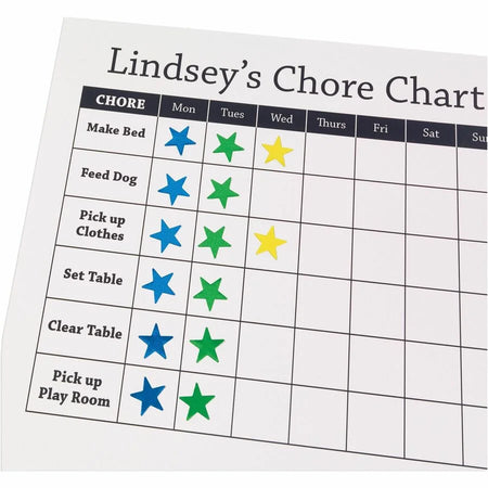 Avery® Foil Star Labels: Learning Theme Shape Assorted Colors - 440/Pack - Multipurpose & ID Labels