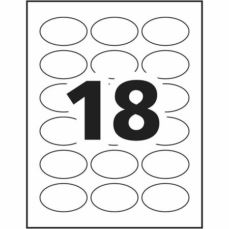 Avery Glossy White Oval Labels - Alternate-Image9