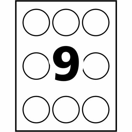Avery Glossy White Round Labels - Alternate-Image8