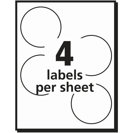 Avery® Gold Foil Notarial Seals: 2’’ Round Permanent - 44/Pack - Certificates & Seals