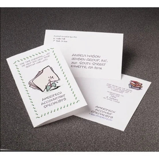 Avery® Half-Fold Greeting Cards: Matte Finish 5-1/2’’ x 8-1/2’’ - 30 Cards/Envelopes - Note Cards