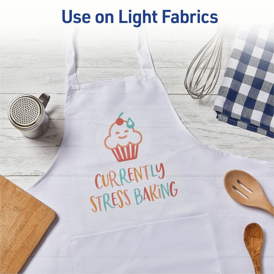 Avery&reg; Heat Transfers for Light Fabric, 8.5" x 11" , 18 Sheets (8938) - Alternate-Image5