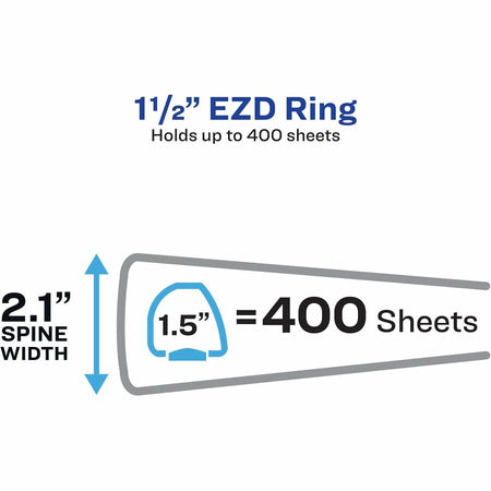 Avery® Heavy-duty Binder - One-Touch Rings - DuraHinge - Alternate-Image1