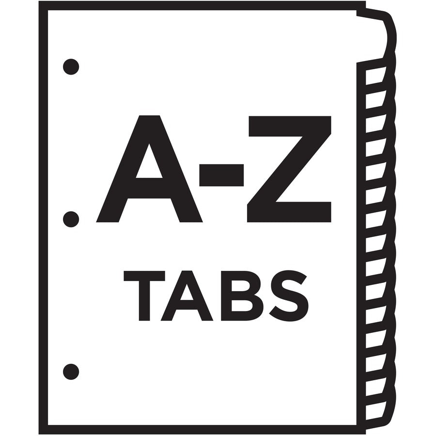 Avery&reg; Heavy-Duty Plastic A-Z Industrial Dividers - Alternate-Image2