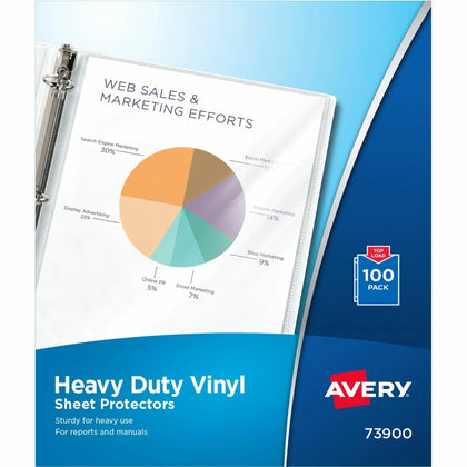 Avery® Heavy-Duty Sheet Protectors: Protect 100 Letter-Sized Sheets - Protectors