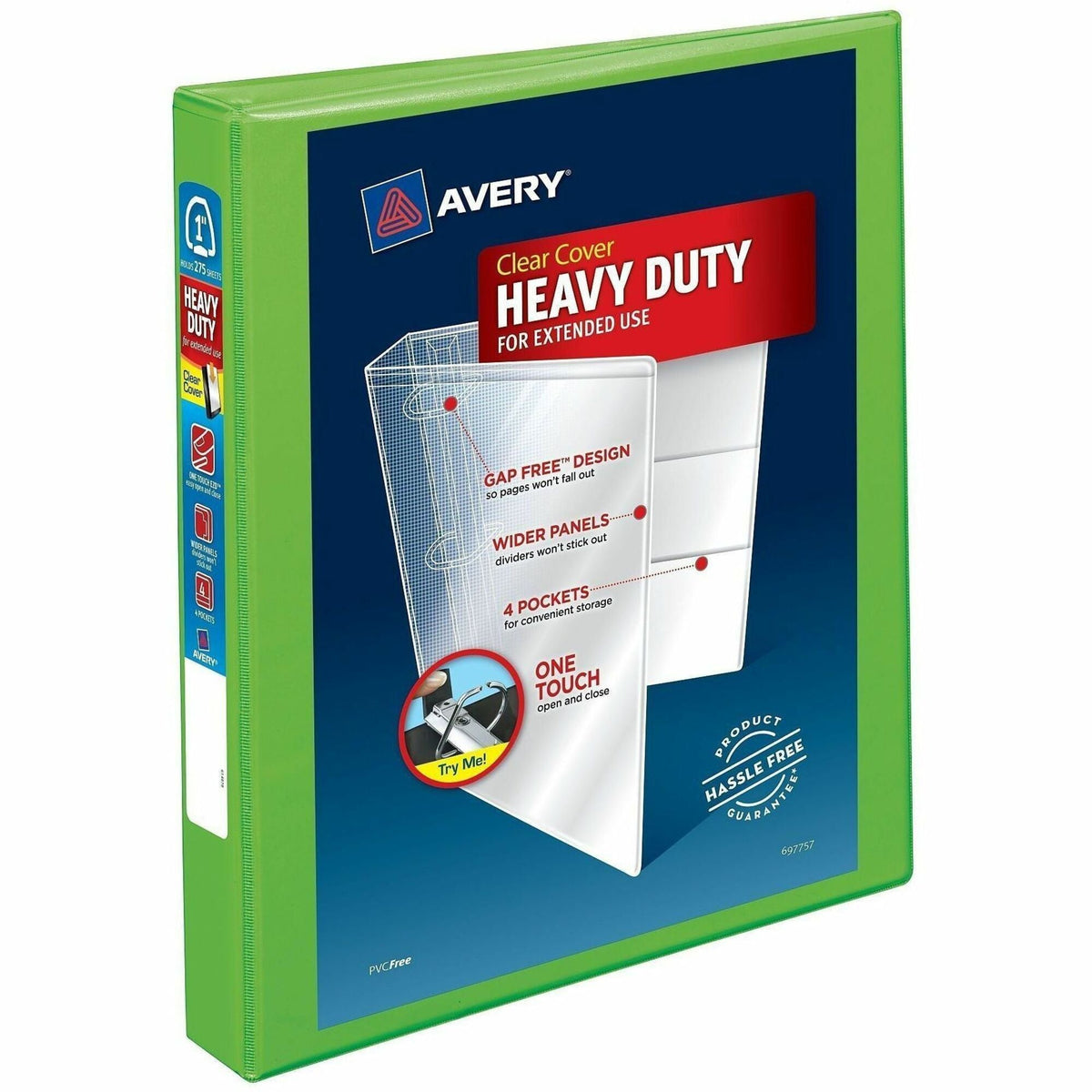 Avery® Heavy-Duty View Binders - Locking One Touch EZD Rings - 2000
