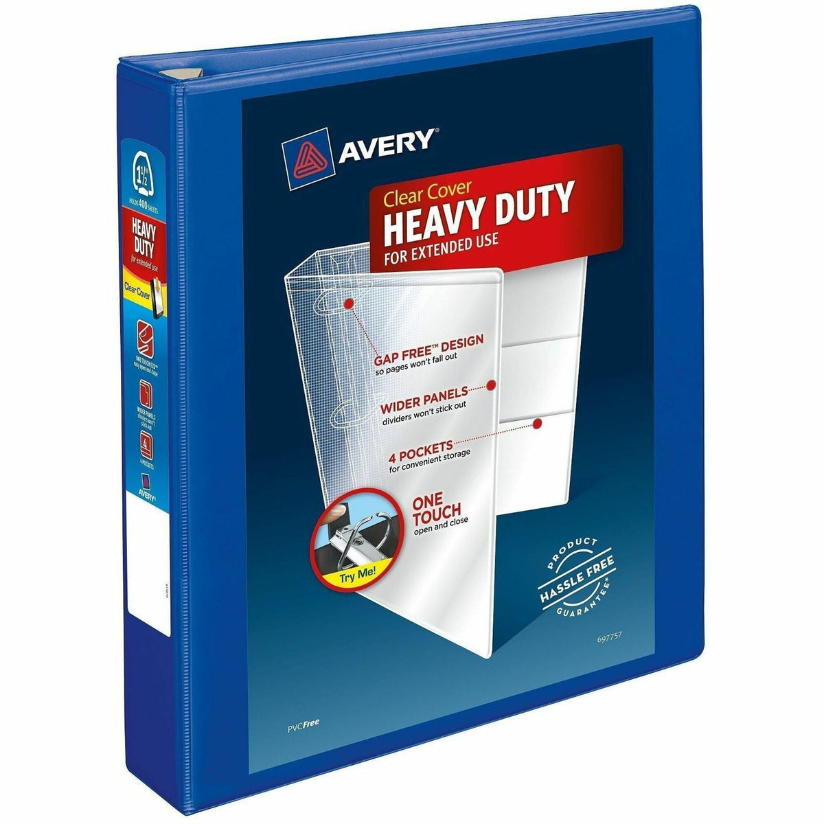 Avery® Heavy-Duty View Binders - Locking One Touch EZD Rings - 2000