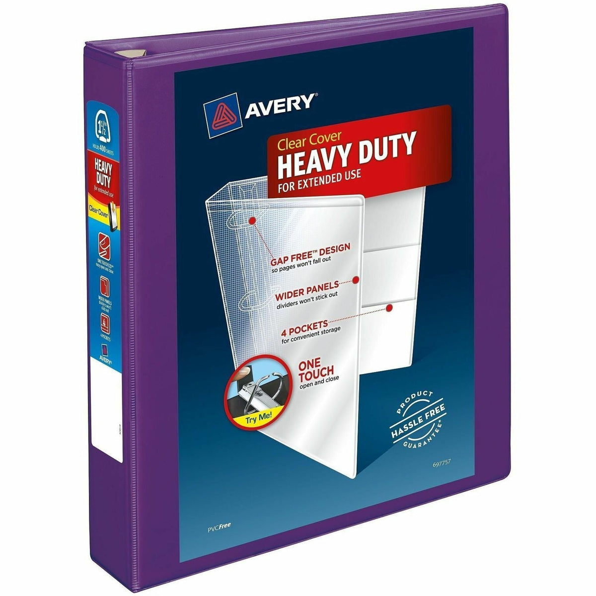 Avery® Heavy-Duty View Binders - Locking One Touch EZD Rings - 2000