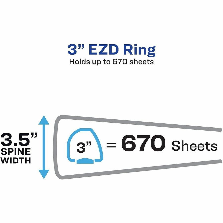 Avery® Heavy-Duty View Binders with One Touch EZD Rings - Alternate-Image2