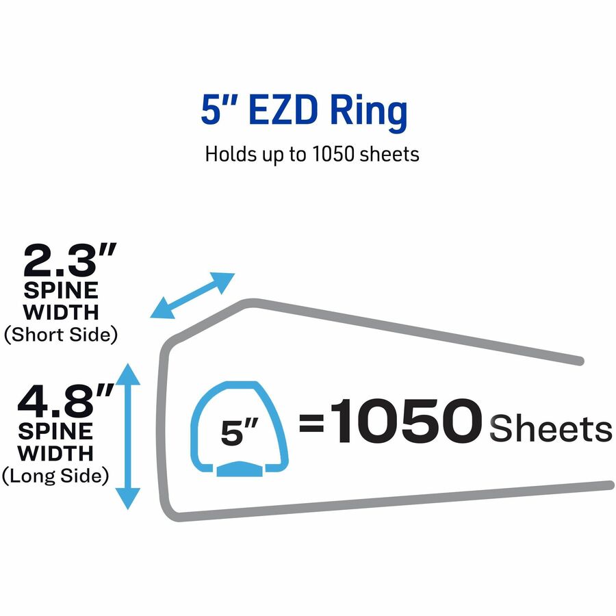 Avery® Heavy-Duty View Binders with One Touch EZD Rings - Alternate-Image3