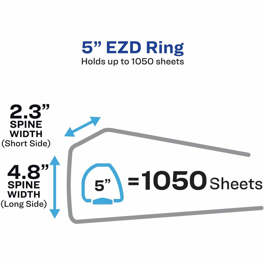 Avery® Heavy-Duty View Binders with One Touch EZD Rings - Alternate-Image1