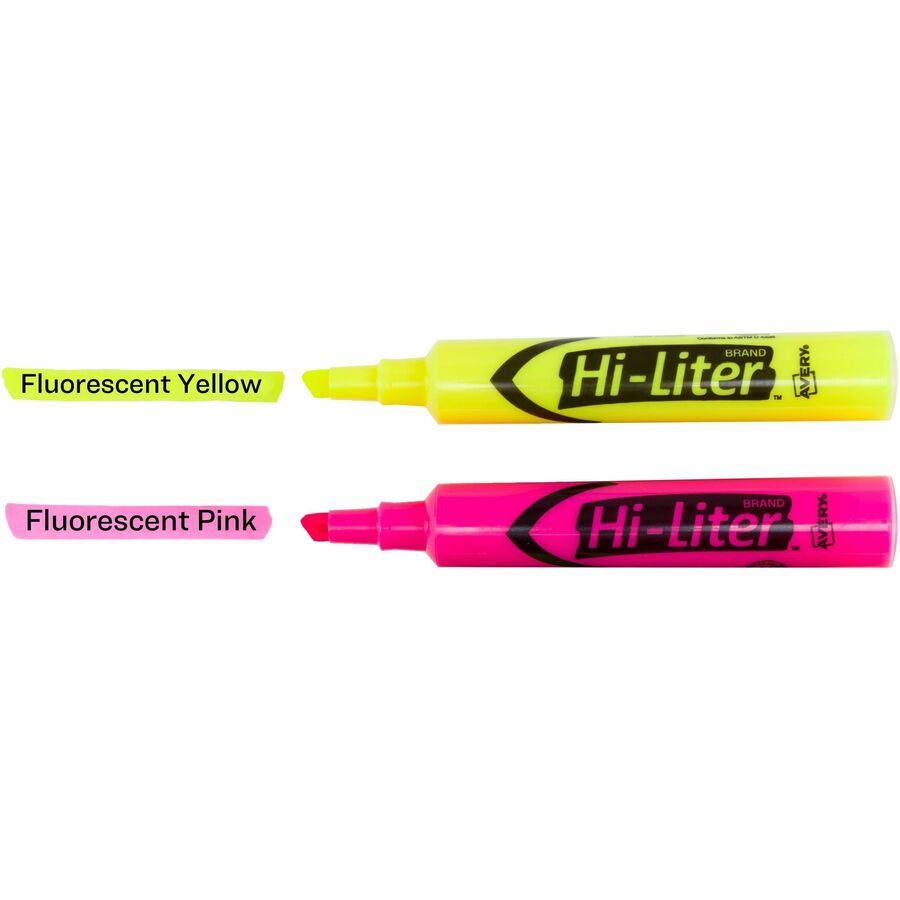 Avery&reg; Hi-Liter(R), Pink and Yellow Highlighters, 24 Total (98189) - Alternate-Image8