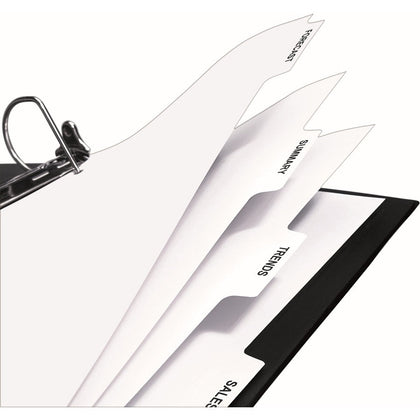 Avery® High-Speed Copier Tabs: 150 Dividers 5 Print-on Tabs 3-Hole Punched - Index Divider