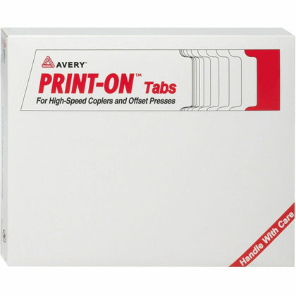 Avery® High-Speed Copier Tabs: Print-On 3-Hole Punched Dividers - 150/Set - Index Divider
