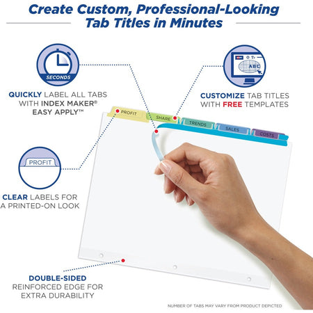 Avery® Index Maker Index Divider - Alternate-Image6