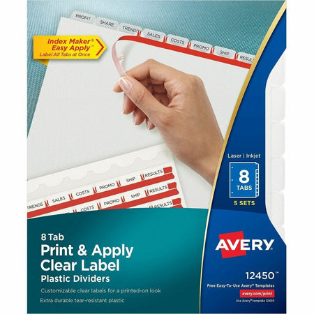 Avery® Index Maker Index Divider - Front